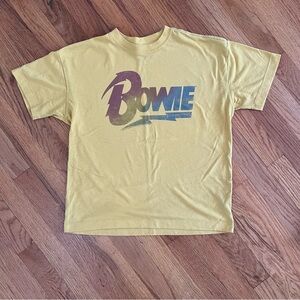 David Bowie Women’s Small/Youth Large Short Sleeve Tee